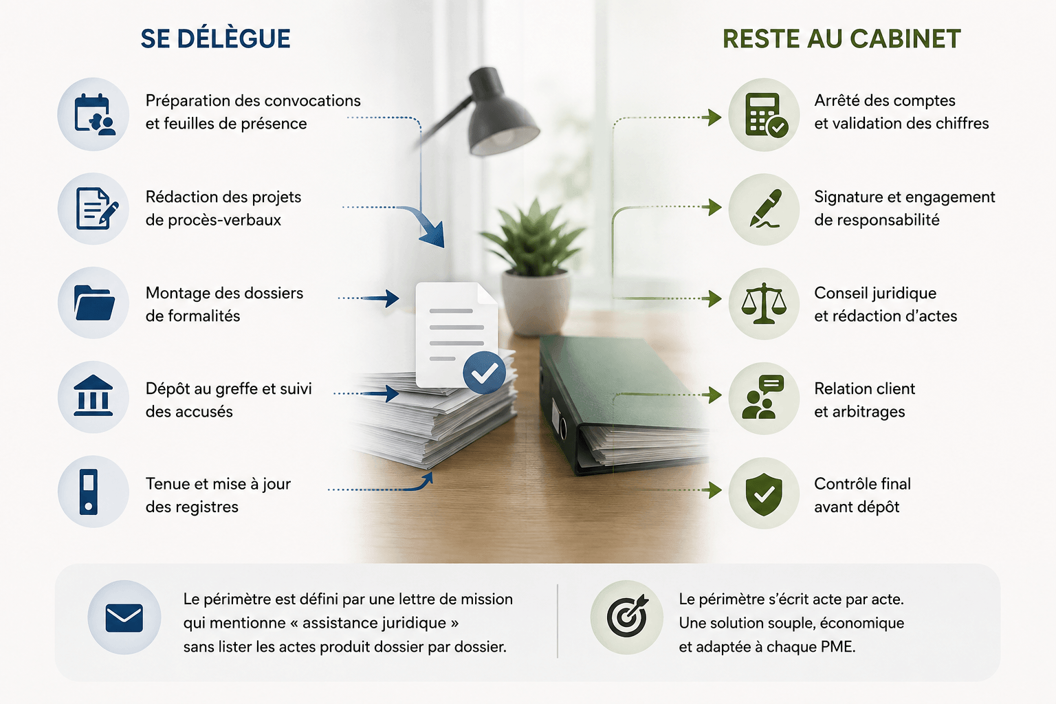 Externaliser le secrétariat juridique : quoi déléguer et quoi faire au cabinet