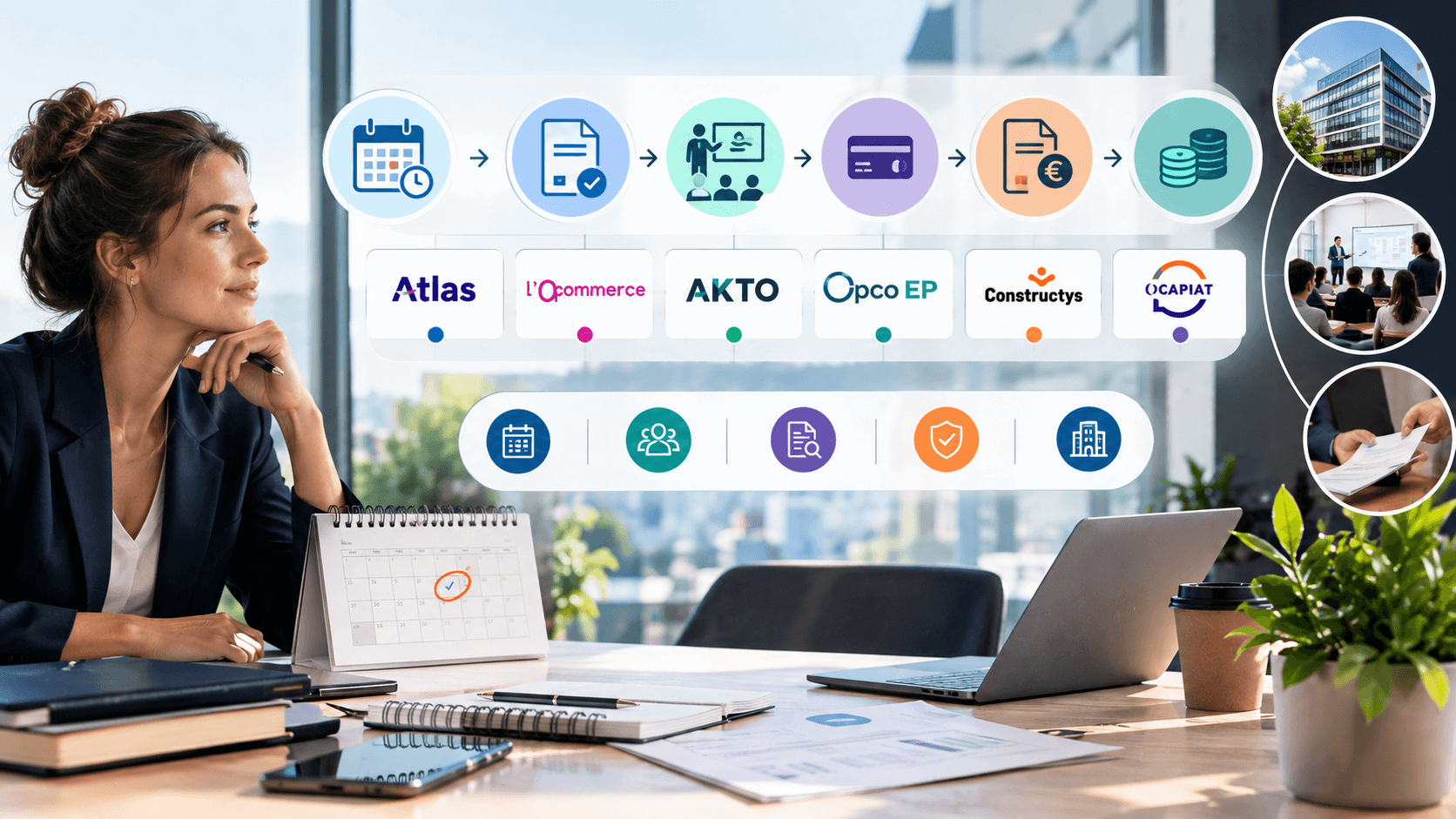 Échéances de la réforme TVA OPCO : fait générateur retenu par Atlas, L'Opcommerce, AKTO, Opco EP, Constructys et OCAPIAT pour le suivi des dossiers de formation